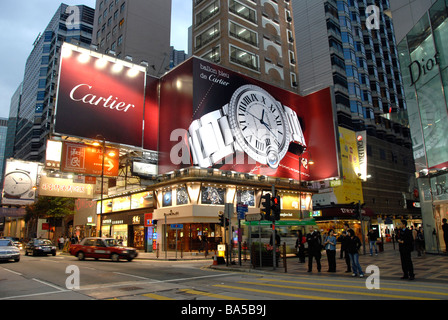 Straßenszene, Canton Road, Kowloon, Hong Kong, China Stockfoto