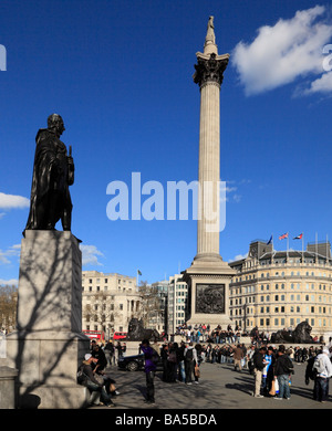 Trafalgar Square, London, England, UK. Stockfoto