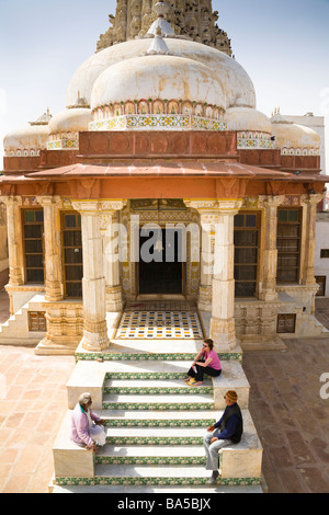 Bhandasar Jain-Tempel, Bikaner, Rajasthan, Indien Stockfoto