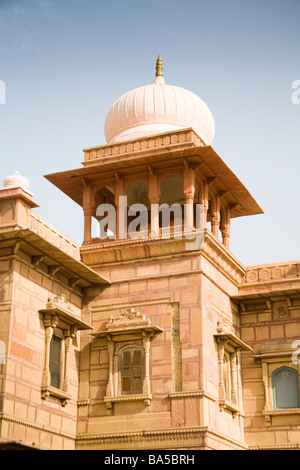 Ein Schulgebäude, Bikaner, Rajasthan, Indien Stockfoto
