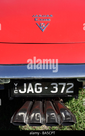 Jaguar E-Type Auto am Grand Prix von Australien 2009, Albertpark, Melbourne Stockfoto