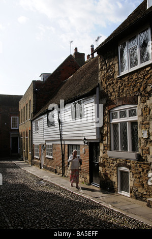 Gebäude auf der historischen West Street in Roggen einer mittelalterlichen Cinque Ports Stadt West Sussex England UK Stockfoto