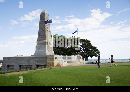 Das Kriegerdenkmal im Kings Park.  Perth, Western Australia, Australien Stockfoto