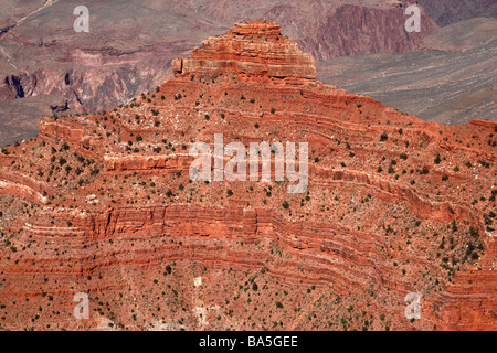 Blick vom Mather Point Viewing Station über den Grand Canyon south rim Nationalpark Arizona usa Stockfoto