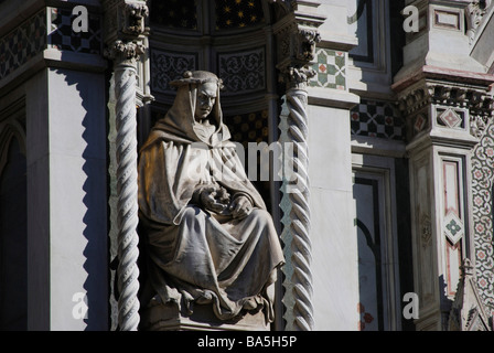 Detail, Fassade, il Duomo di Firenze, Florenz Kathedrale Stockfoto