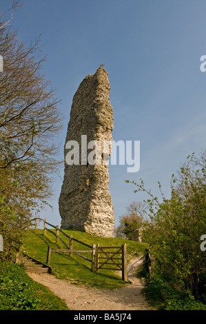 Bramber Burgruinen in West Sussex Stockfoto