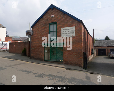 Bromyard lokale und Familiengeschichte Zentrum Stockfoto