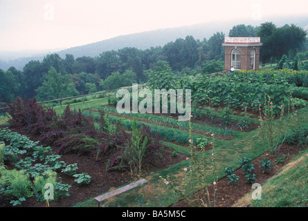 Jeffersons Haus in Virginia Stockfoto