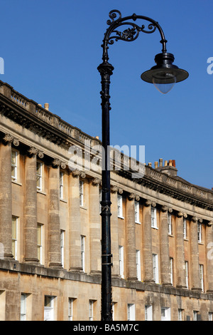 Der Halbmond in der Stadt Bath in Südwest-England Stockfoto