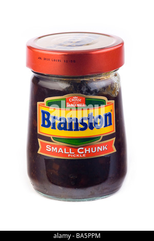 Branston Pickle von Crosse & Blackwell in Großbritannien gemacht Stockfoto