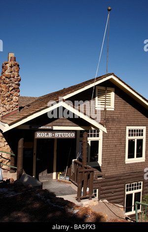 Kolb-Studio ein Fotostudio Pioniere Emery & Ellsworth Kolb begonnen 1904 Grand Canyon National Park, Arizona Usa Stockfoto