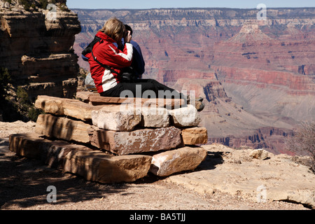 Steinaltar in der Nähe von bright Angel Lodge south rim Grand Canyon National Park, Arizona usa Stockfoto