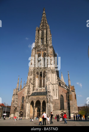 Ulmer Münster, die größte Kirche der Welt Stockfoto