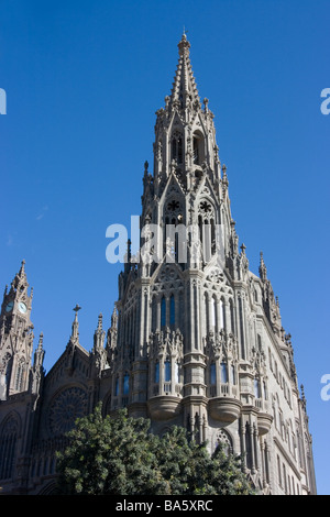 Pfarrkirche San Juan Bautista, Arucas, Gran Canaria. Stockfoto