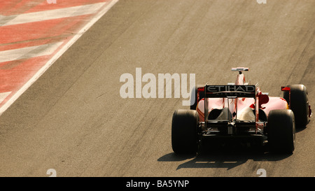 Felipe MASSA im Ferrari F60 Rennwagen während der Formel1 Tests Sitzungen im März 2009 Stockfoto