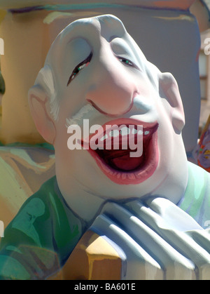 Las Fallas Fiesta, Hogueras de San Juan, Javea / Xabia, Provinz Alicante, Comunidad Valenciana, Spanien Stockfoto