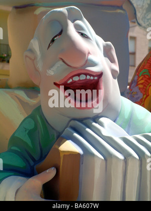 Las Fallas Fiesta, Hogueras de San Juan, Javea / Xabia, Provinz Alicante, Comunidad Valenciana, Spanien Stockfoto