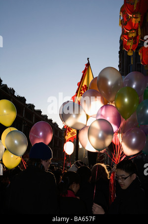 Chinesisches Neujahrsfeiern, London. England. Europa Stockfoto