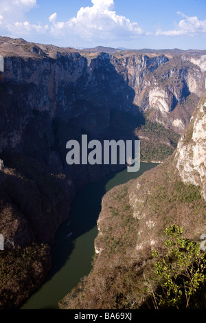 Mexiko, Bundesstaat Chiapas, Tuxtla Gutierrez Plateau, Sumidero Canyon du Stockfoto