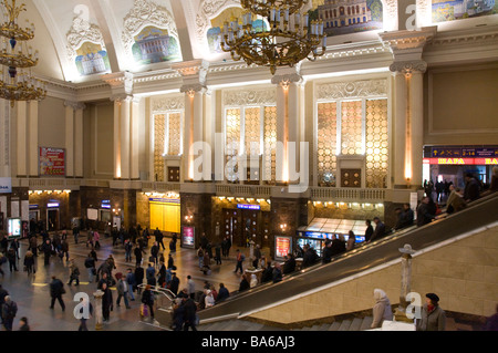 Kiew (Hauptstadt der Ukraine) Railway Station Mittelhalle Stadtansicht Stockfoto