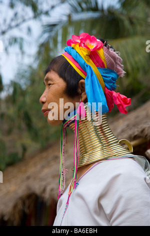 Lange necked Frauen aus Karen Tribe-Thailand Stockfoto