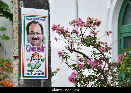 Indische Wahlplakat 2009 Stockfoto