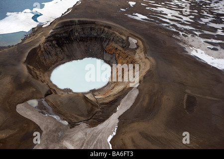 Askja, Stratovulkan im entfernten Teil des zentralen Hochland von Island Stockfoto