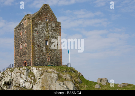 Smailholm Tower, Nr Kelso Scottish Borders Stockfoto