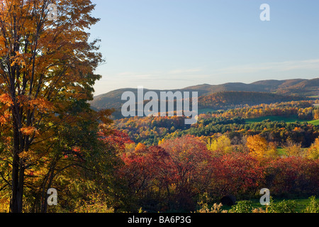 Ländliches Motiv im Herbst in Pownal Tal der südlichen Vermont Stockfoto