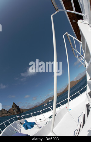 Kreuzfahrt-Runde Isla Bartolomé die klassische Naturschönheit von den Galapagos-Inseln, Ecuador im September Stockfoto