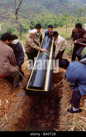 China, Provinz Guizhou, Pingtang, Han Beerdigung Stockfoto