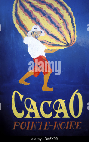 Frankreich, Guadeloupe, (Französische Antillen), Basse-Terre, Pointe Noire, La Maison du Cacao (Haus des Kakao) Stockfoto