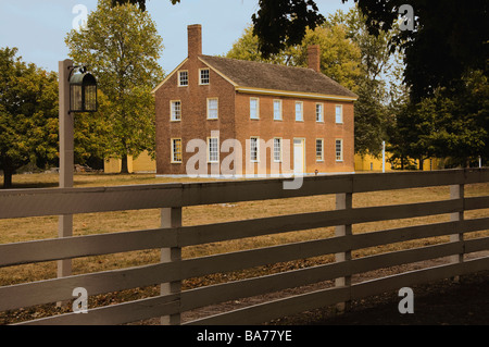 Shaker Village von Pleasant Hill in Shaker Hill, Kentucky Stockfoto