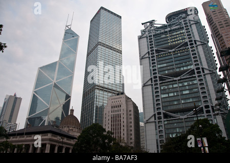 Finanzielle Zentrum von Hongkong Stockfoto