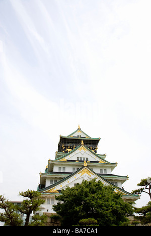 Die Burg Osaka Japan Stockfoto