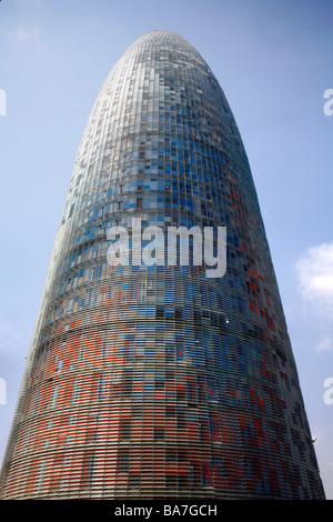 Torre Agbar, Barcelona, Katalonien, Spanien Stockfoto