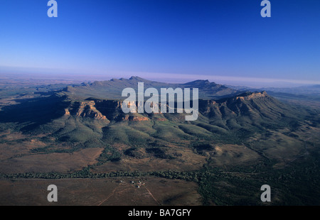 Luftbild des Wilpena Pound, Flinders Ranges, South Australia, Australien Stockfoto