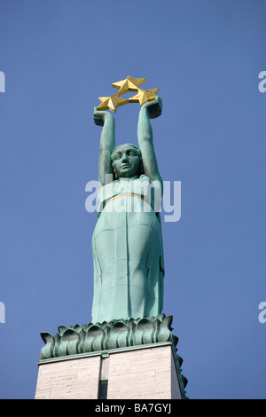 Freiheitsdenkmal, Riga, Lettland Stockfoto