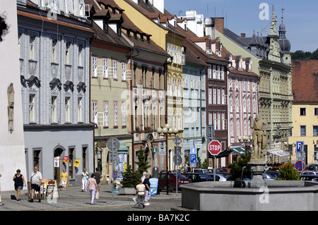 Altstadt, Cheb Eger, Tschechische Republik Stockfoto