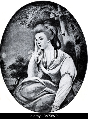 Stein, Charlotte von, 25.12.1742 - 6.1.187, deutsche Hofdame, porträtiert nach Malerei von Karl vom Imhoff, 18. Jahrhundert, Stockfoto