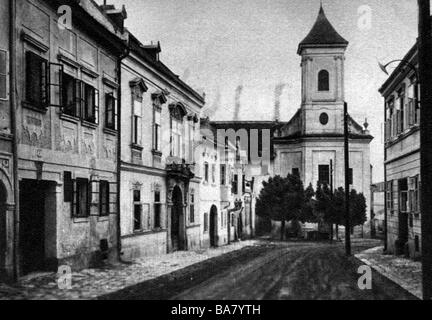 Geographie/Reise, Österreich, Eisenstadt, Haus von Joseph Haydn, Postkarte, ca. 1900, Stockfoto