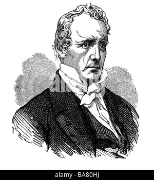 Buchanan, James, 23.4.171 - 1.6.1868, US-amerikanischer Politiker (Republikaner), 15. Präsident der Vereinigten Staaten von Amerika von 1857 - 1861, Porträt, Holzgravur nach Zeichnung, 19. Jahrhundert, Stockfoto