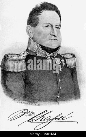 Chasse, David Hendrik, 18.3.1765 - 2.5.1849, niederländischer General, Porträt, lithographisch von Soeterdik, 19. Jahrhundert, Stockfoto