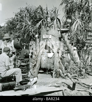 SOUTH PACIFIC 1958 Magna Film musikalische mit Mitzi Gaynor in der berühmten Szene, dass Mann Recht, der meine Haare waschen Stockfoto