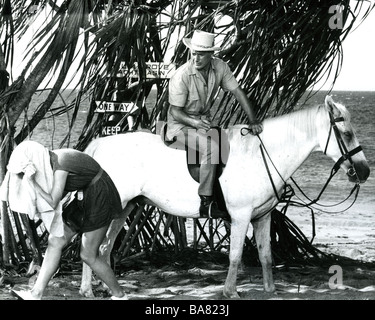 SOUTH PACIFIC 1958 Magna Film musikalische mit Mitzi Gaynor und Rossano Brazzi hier Proben Stockfoto