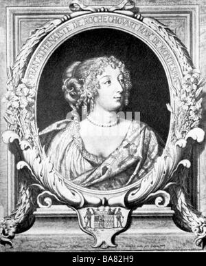 Montespan, Francoise Athenais de Rochechouart de Mortemart, Marquise de, 5.10.1640 - 27.05.1707, französische Hofdame, Porträt, Étienne Picart, 17. Jahrhundert, Artist's Urheberrecht nicht gelöscht werden Stockfoto