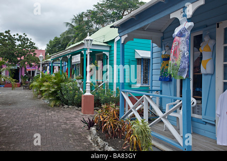 Mobilien Dorf Haus in St. Lawrence Gap, Barbados, "West Indies" Stockfoto