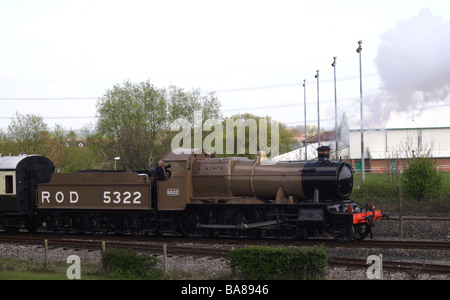 43XX Mogul Dampflok in Didcot Railway Mitte April 2009 Stockfoto