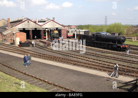 Didcot Railway Mitte April 2009 Stockfoto