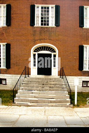 Der Treuhänder Bürogebäude im Shaker Village in Pleasant Hill, Kentucky Stockfoto